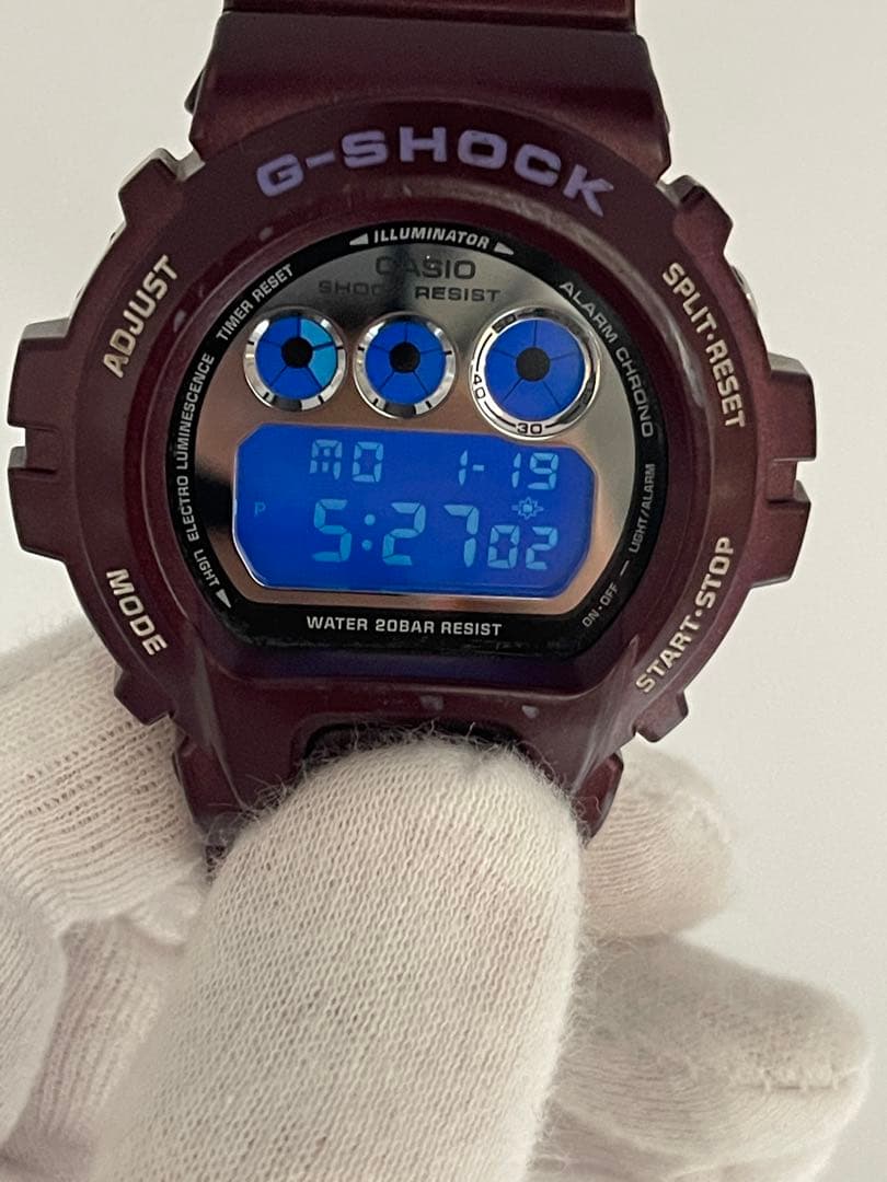 G-SHOCK DW-6900SB-4 ワインレッド レア カシオ