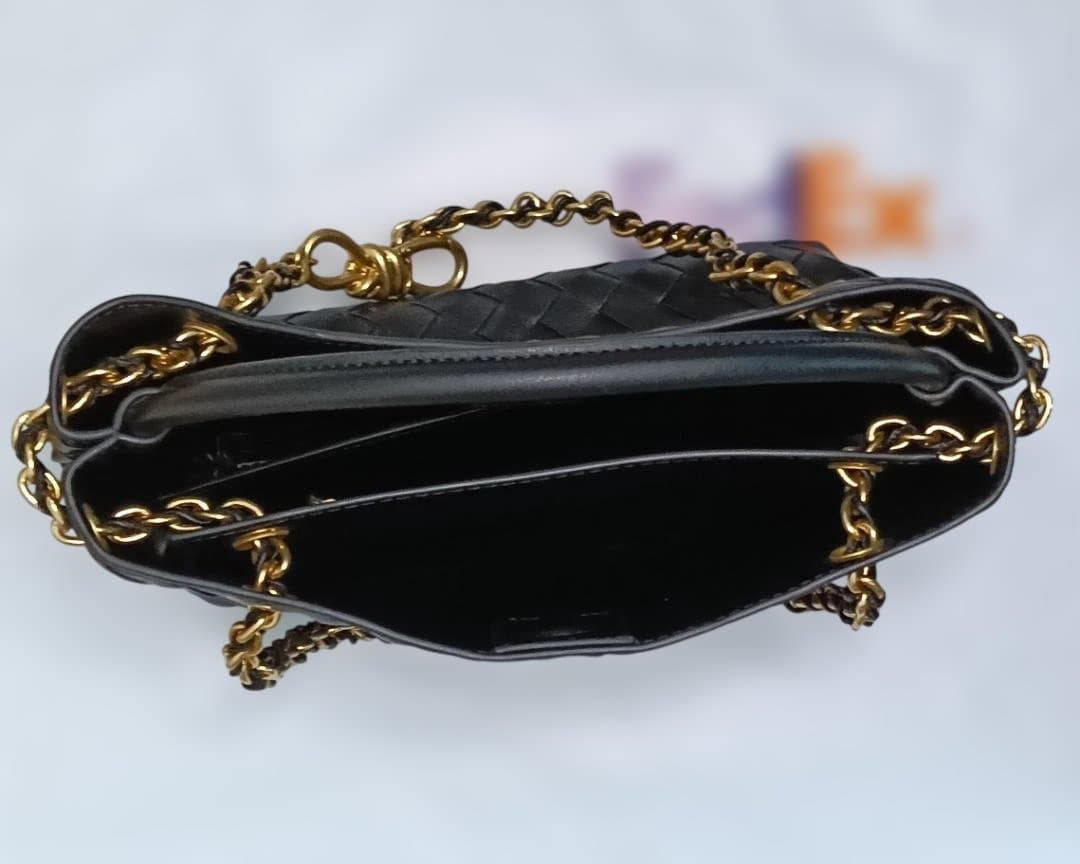 ボッテガヴェネタ アンディアーモ レザー 2WAY ショルダーバッグ ブラック