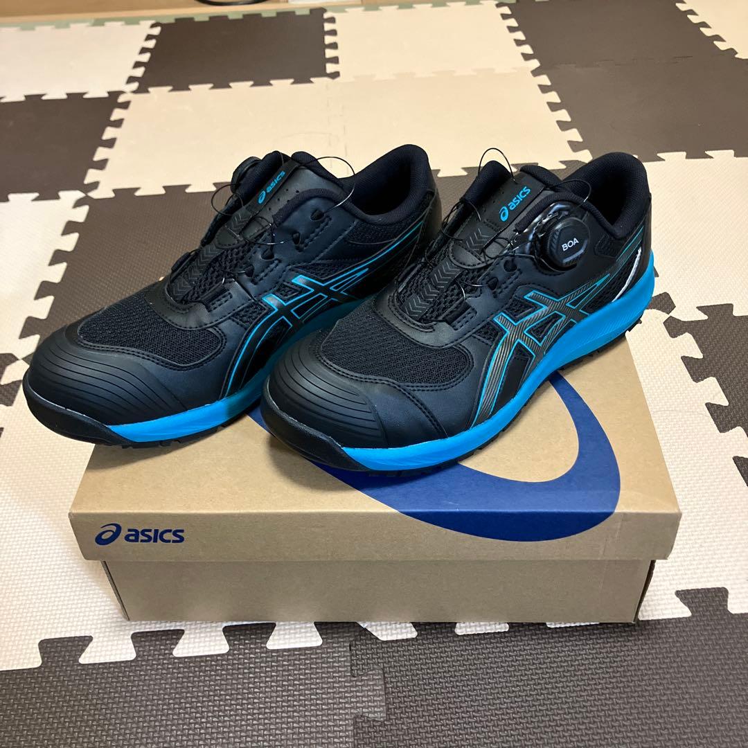 ASICS 安全靴 ブラック/ブルー