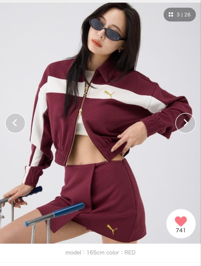 【タグ付き新品】eimy PUMA限定コラボ トラックジャケット