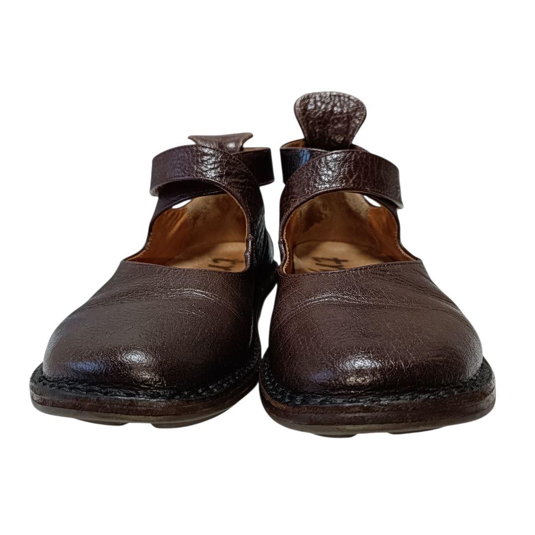 トリッペン　trippen vivienne 24cm ダークブラウン　シボ