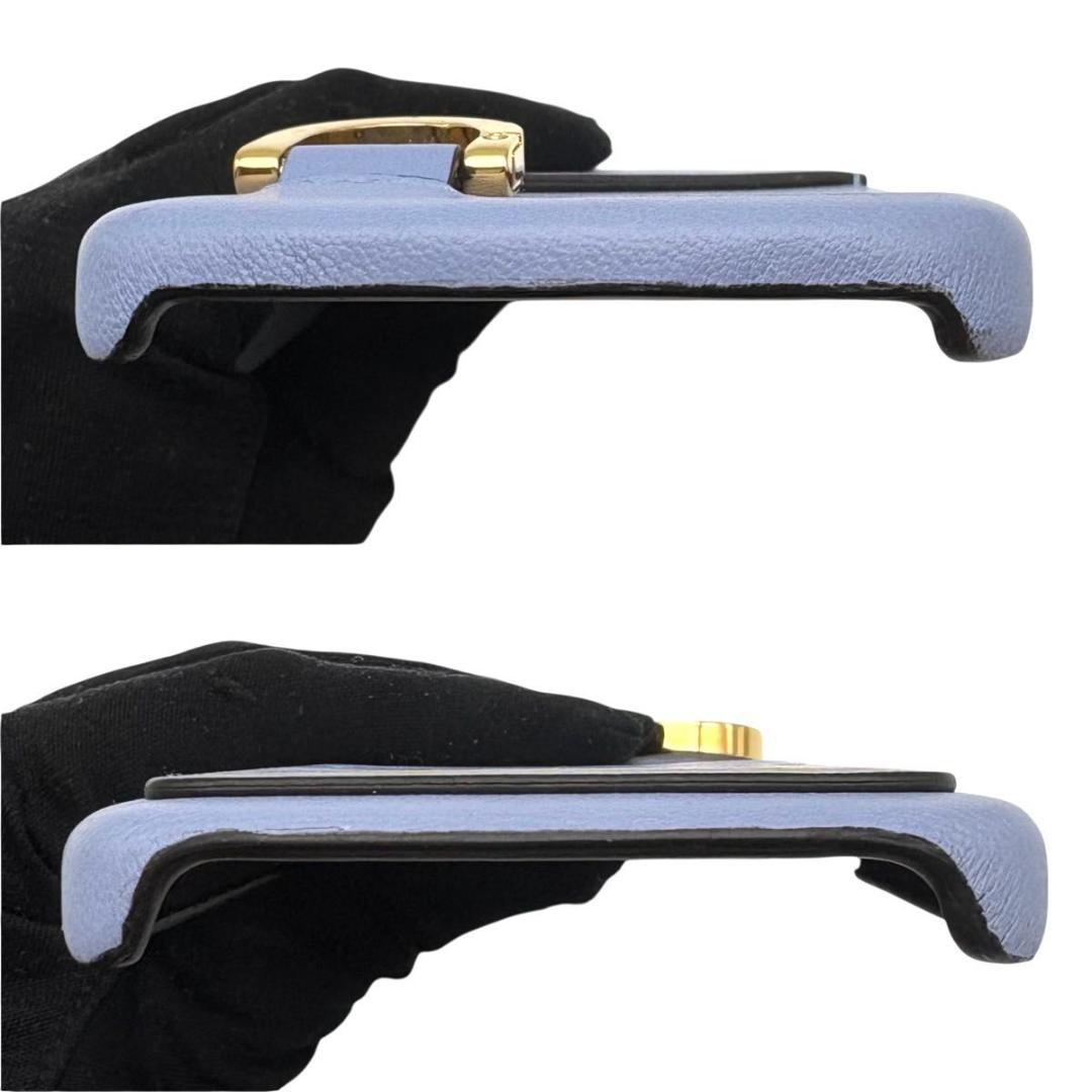 FENDI フェンディ iPhoneケース レザー　リング　カードスロット付き