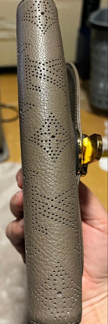 ルイ・ヴィトン ポルトフォイユ　グレー レザー 長財布