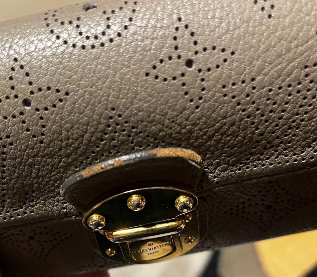 ルイ・ヴィトン ポルトフォイユ　グレー レザー 長財布