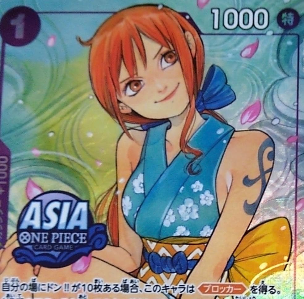 おナミ プロモカードD ONE PIECE CARD ワンピースカード Nami