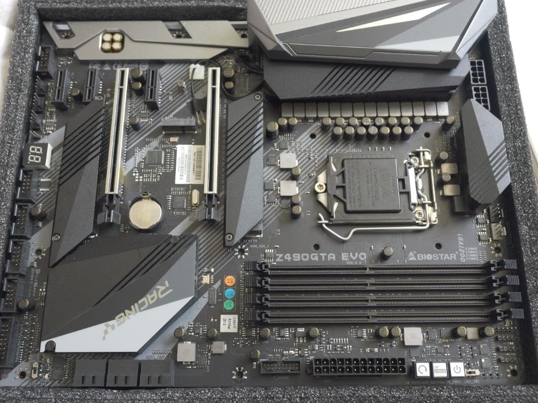 BIOSTAR Z490GTA EVO マザーボード 動作確認済み