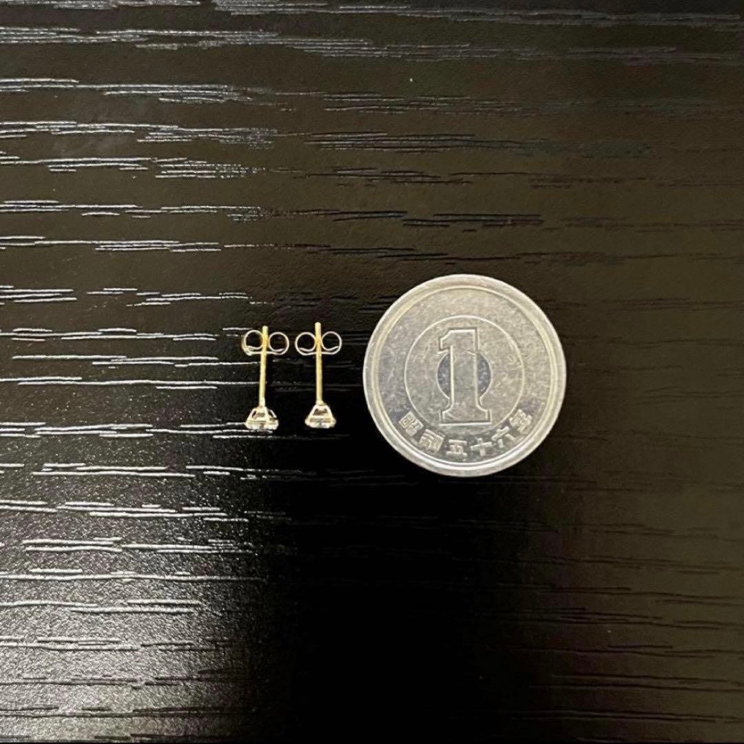 AVALANCHE アバランチ 14Kイエローゴールド スタッズピアス 3mm