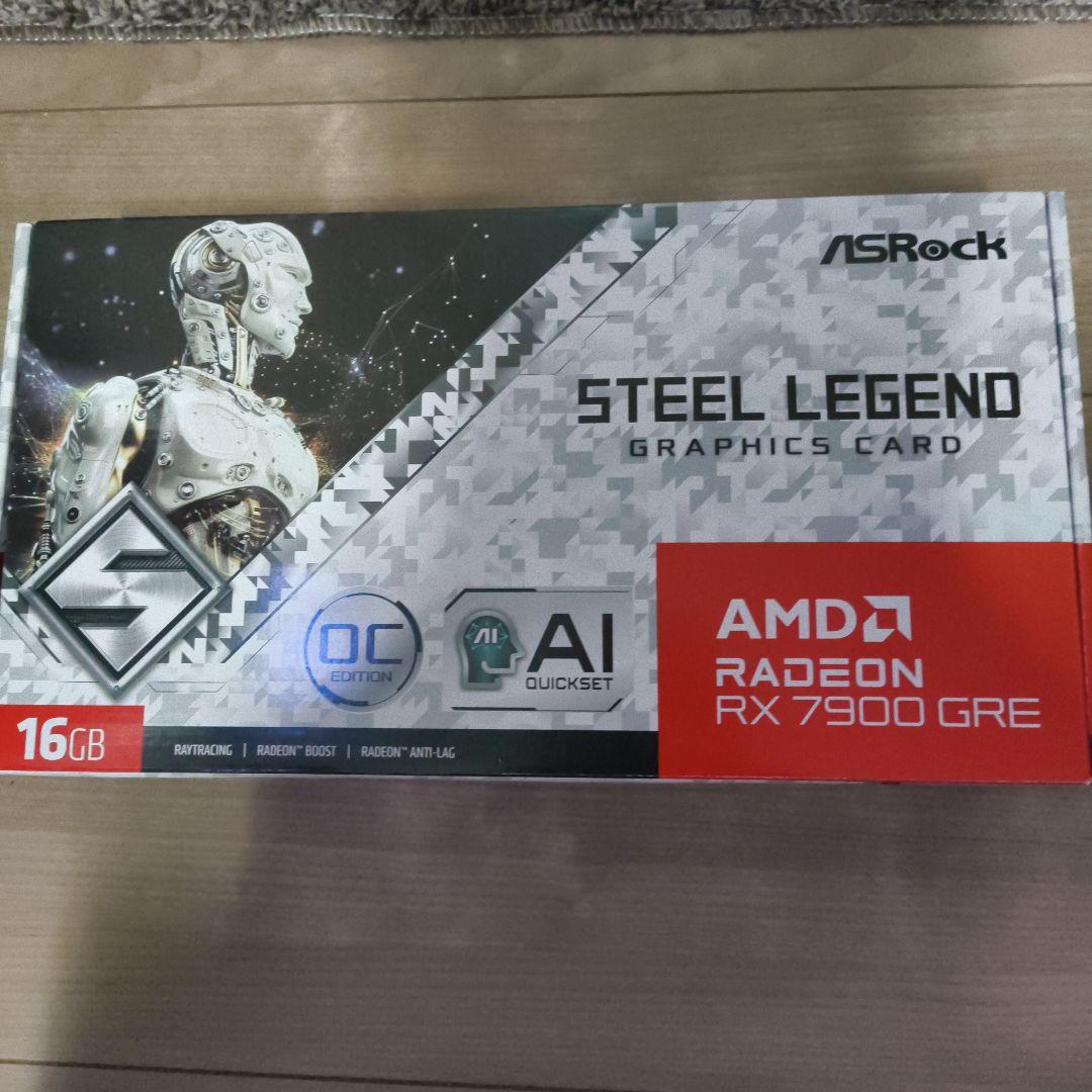 グラフィックボード・グラボ・ビデオカード ASRock Radeon RX7900GRE STEEL LEGEND16GB