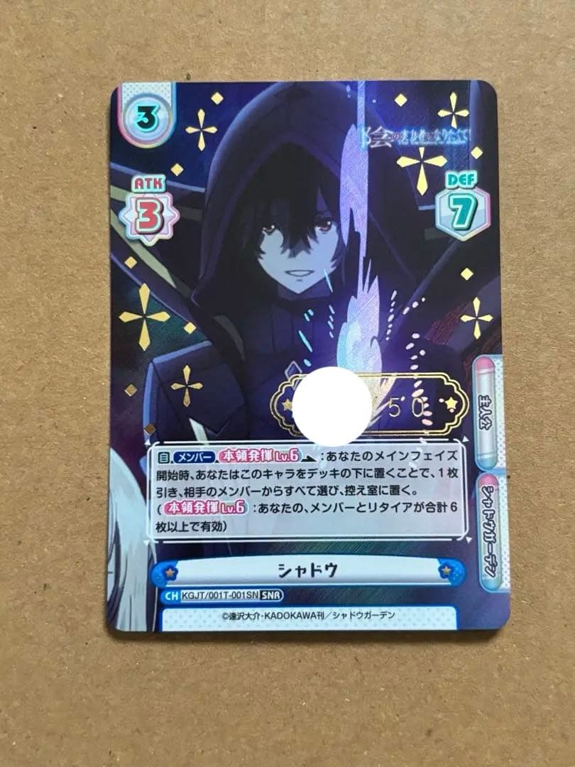 Reバース　陰の実力者になりたくて! シャドウ　SNR