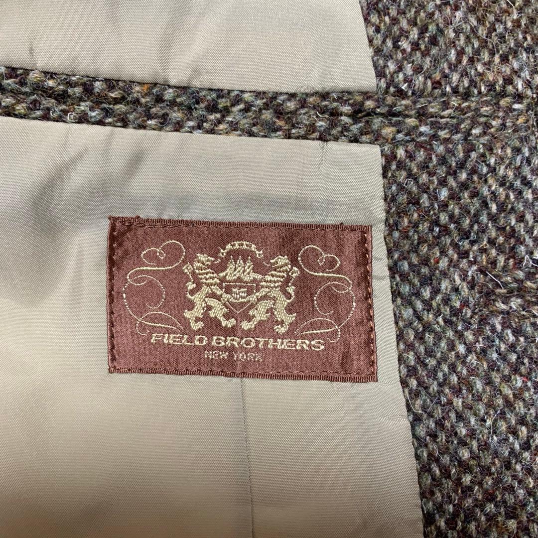ハリスツイード テーラードジャケット ウール100% HarrisTweed