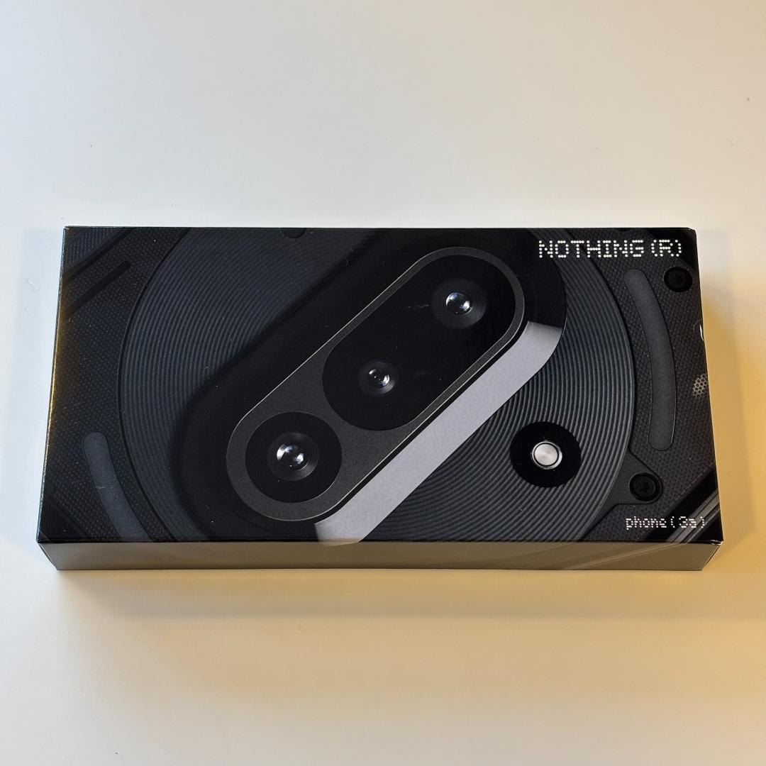 【当日発送】Nothing Phone 3a｜12/256 ブラック【新品】