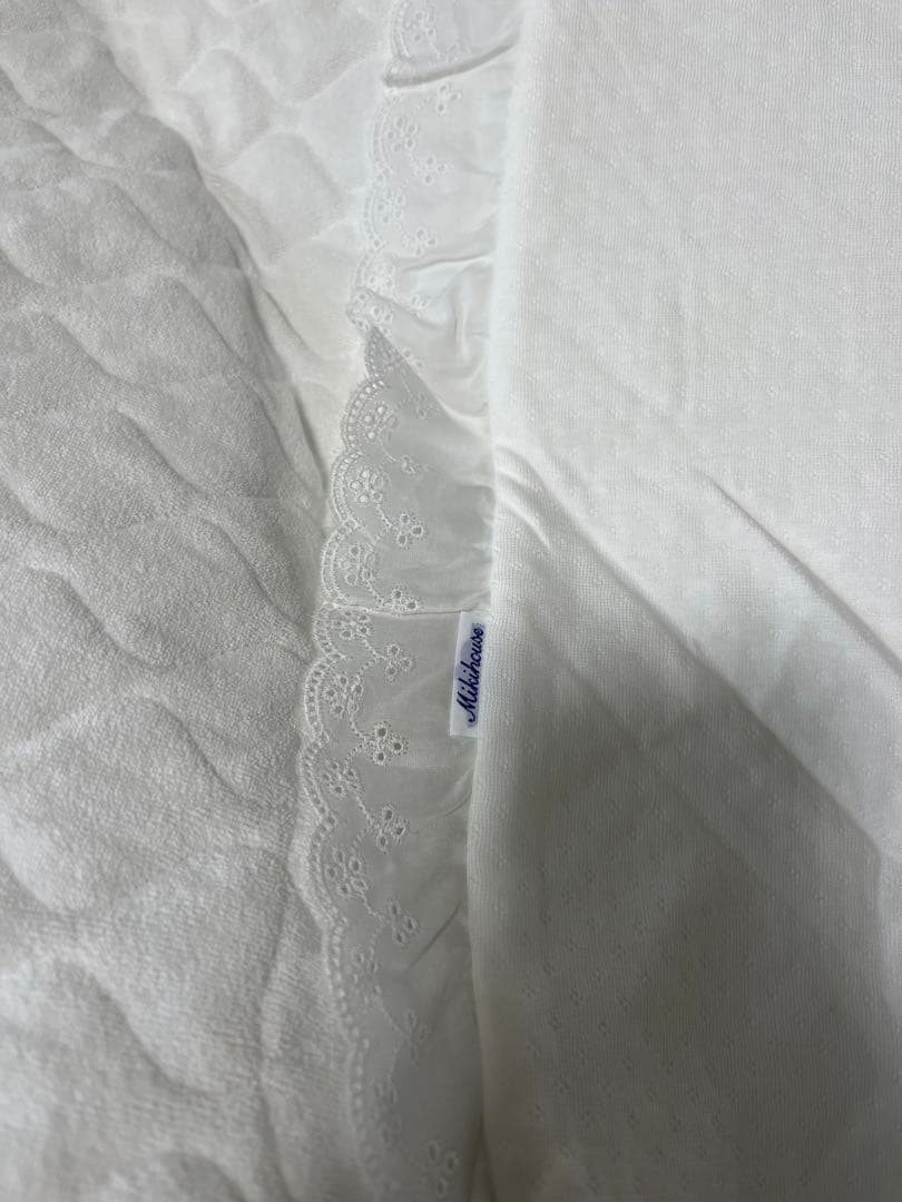 【U】ミキハウス　アフガン　おくるみ