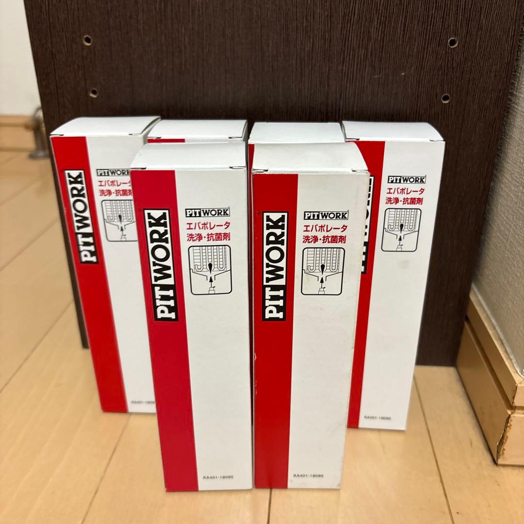 PIT WORK エバポレーター洗浄・消臭剤 6本セット