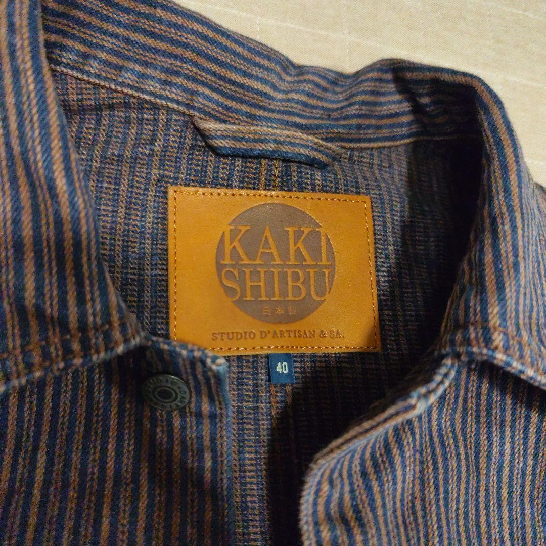 m*a様 STUDIO D’ARTISAN ストライプカバーオール サイズ40