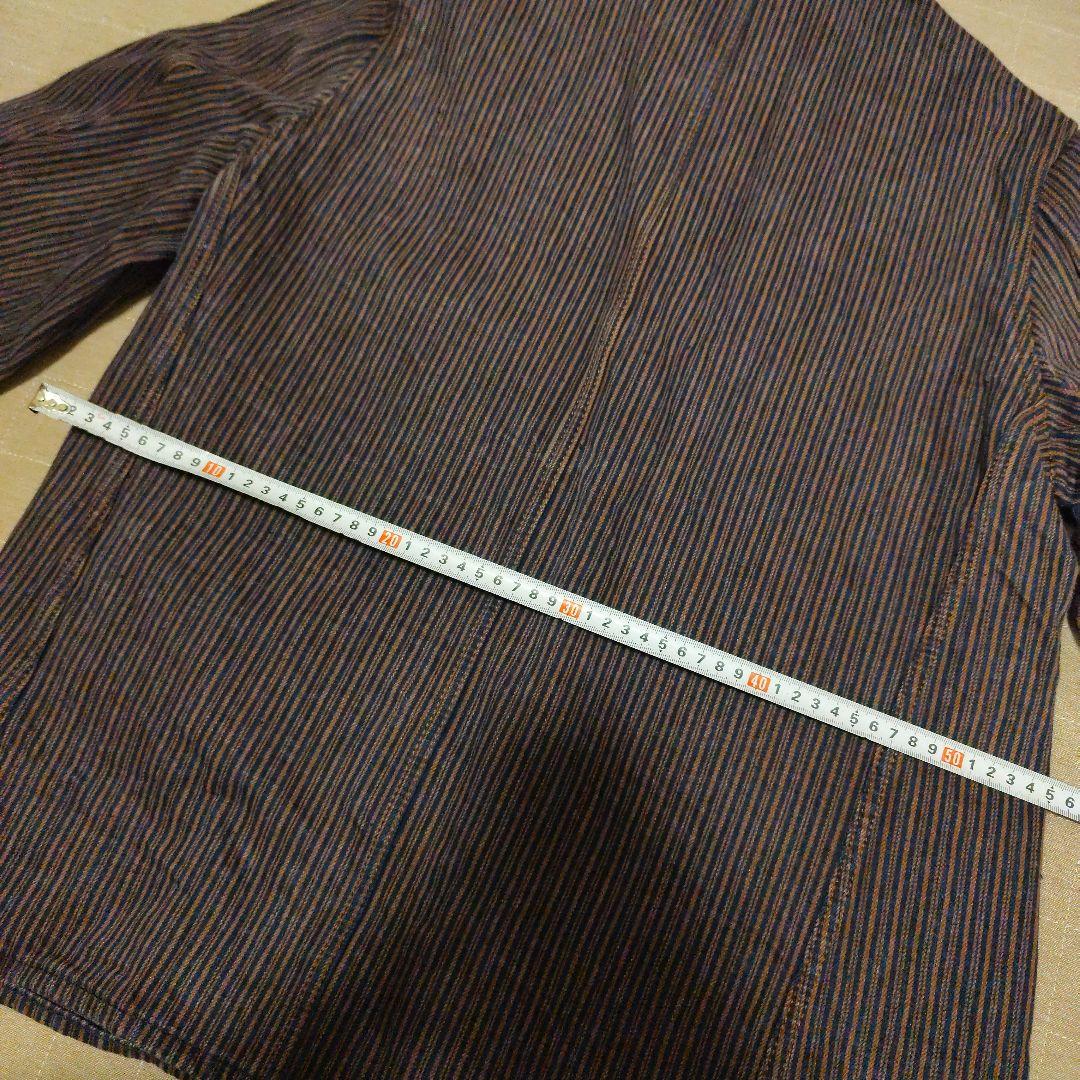 m*a様 STUDIO D’ARTISAN ストライプカバーオール サイズ40