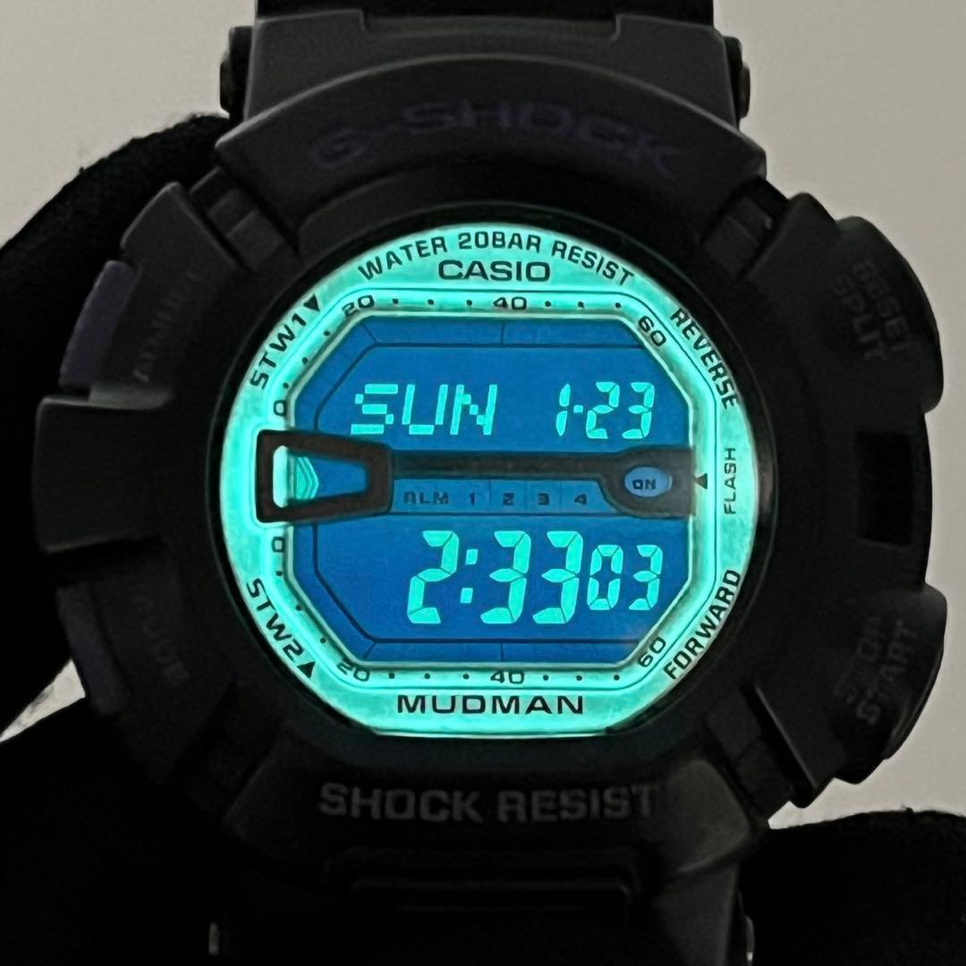 レア G-SHOCK マッドマン ダークパープル 腕時計 反転液晶 レアカラー
