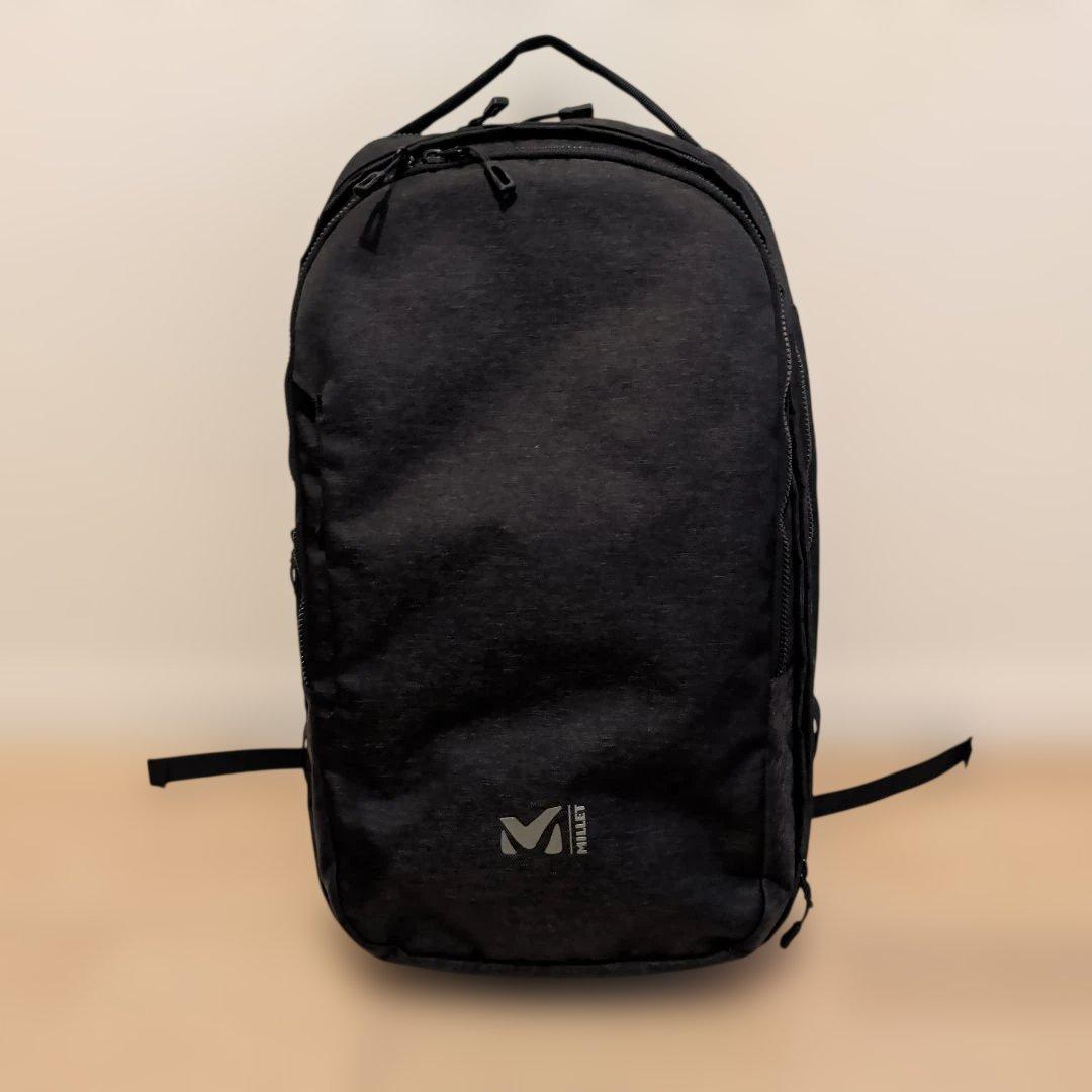 ミレー EXP 20 旧ロゴ　チャコールヘザー 拡張機能付バックパック