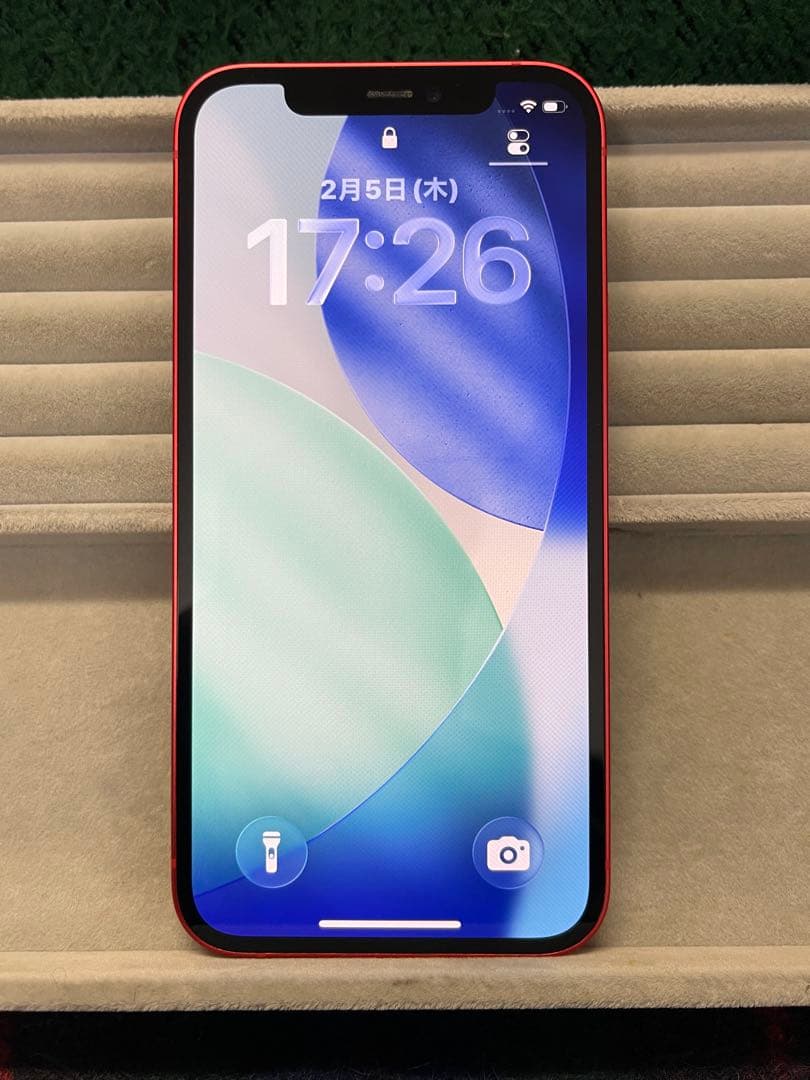 iPhone 12 64GB レッド SIMフリー バッテリー86% Apple