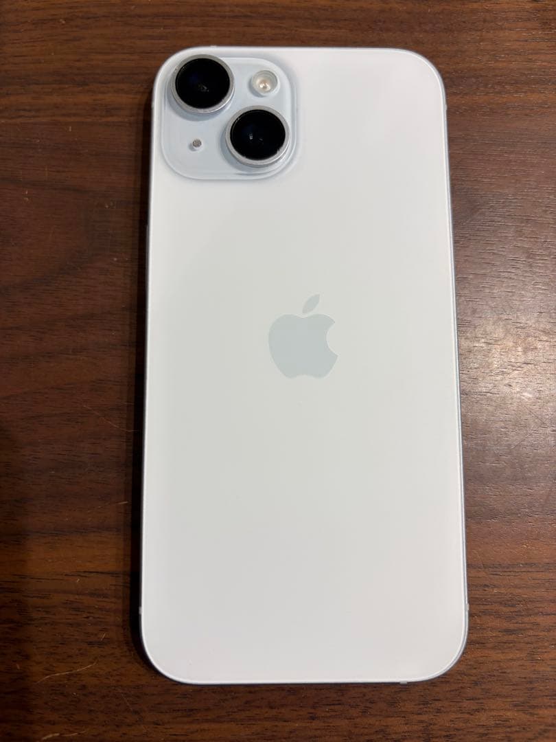 iPhone15 128GB ブルー 付属品あり SIMフリー ケース付き