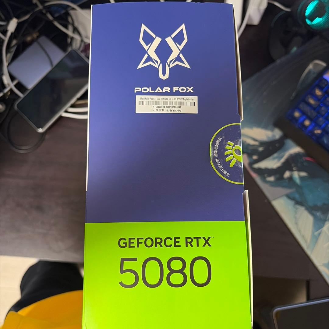 グラフィックボード・グラボ・ビデオカード MANLI POLARFOX GeForce RTX 5080