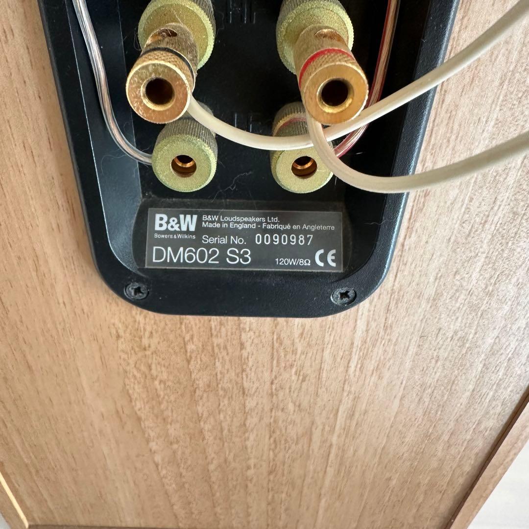 【スピーカー】B&W DM602 S3