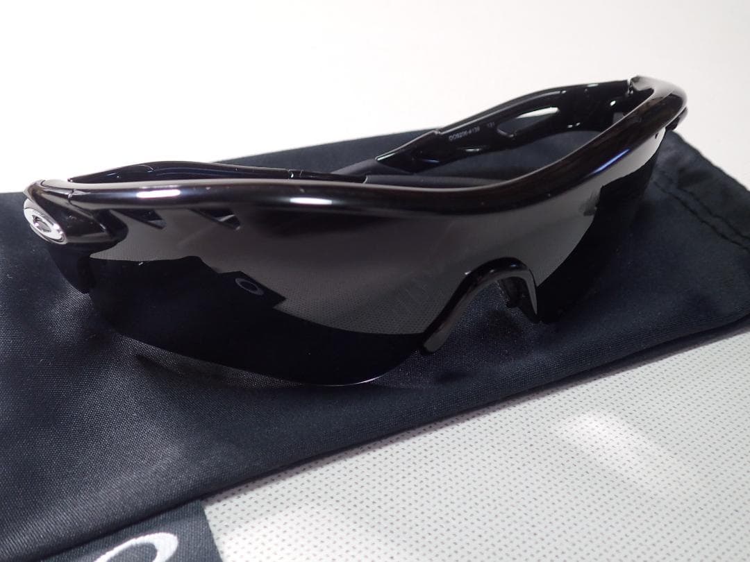 新品 オールブラック レーダーロックパス 偏光レンズ カスタム オークリー