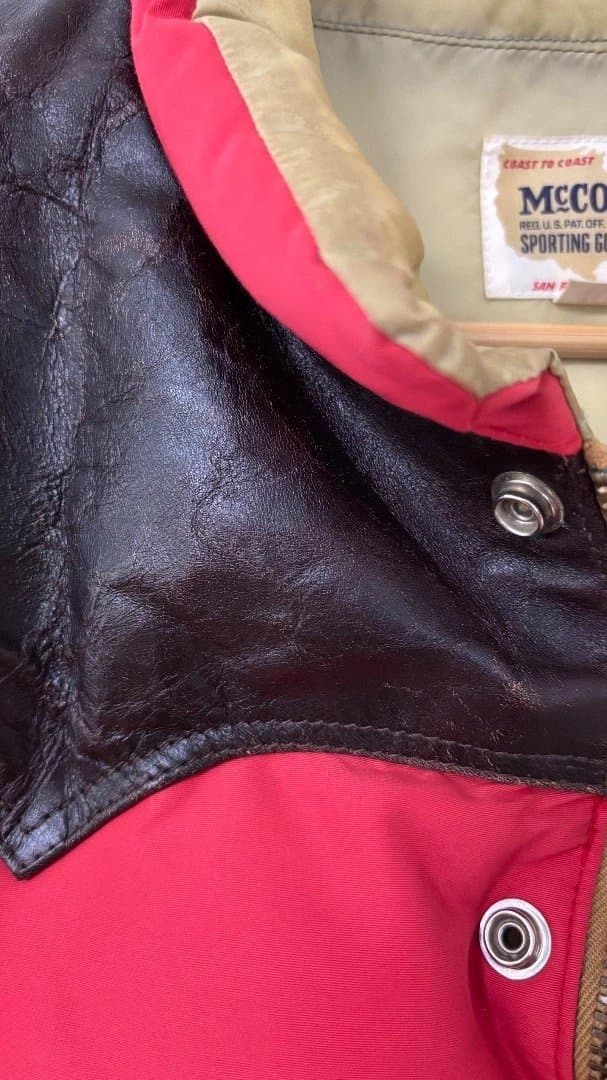 McCoy's ザリアルマッコイズ ヨークレザーベスト　サイズ40