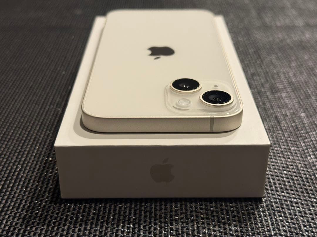 iPhone 14 128GB スターライト SIM フリー 100%バッテリー