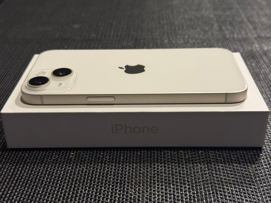 iPhone 14 128GB スターライト SIM フリー 100%バッテリー