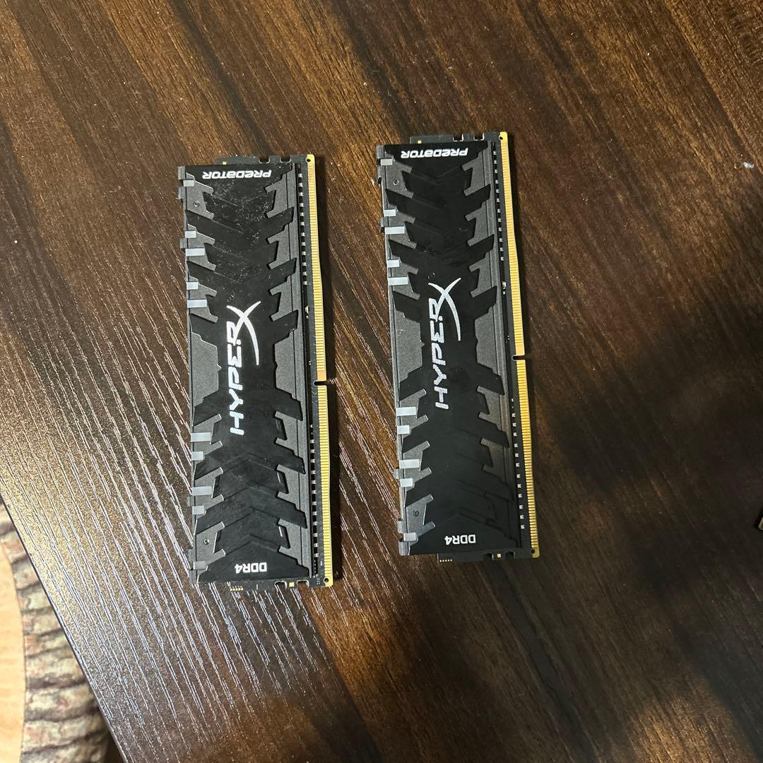 HyperX FURY DDR4 8GB メモリー 2枚セット