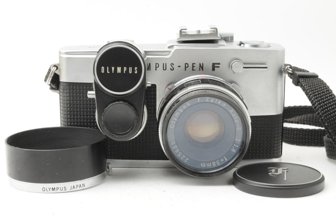 ★美品★OLYMPUS PEN-FV & 38mm F1.8 & 露出計