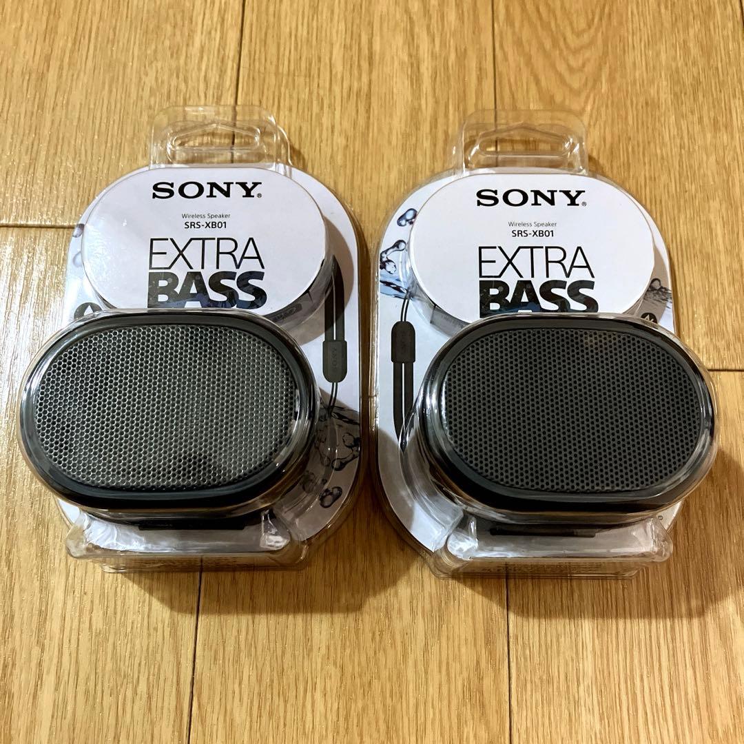 SONY スピーカー SRS-XB01 ブラック 2個