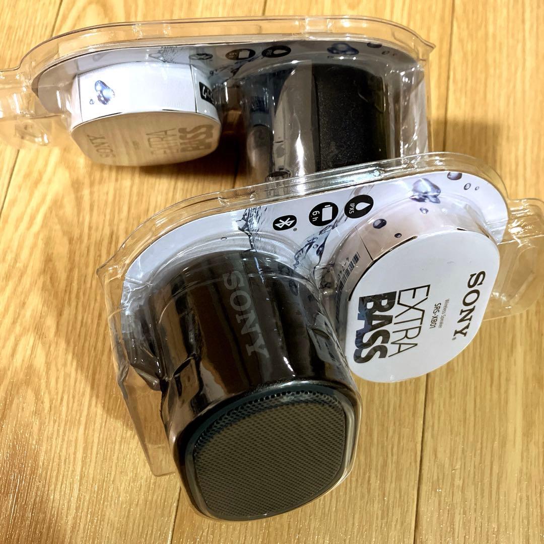 SONY スピーカー SRS-XB01 ブラック 2個