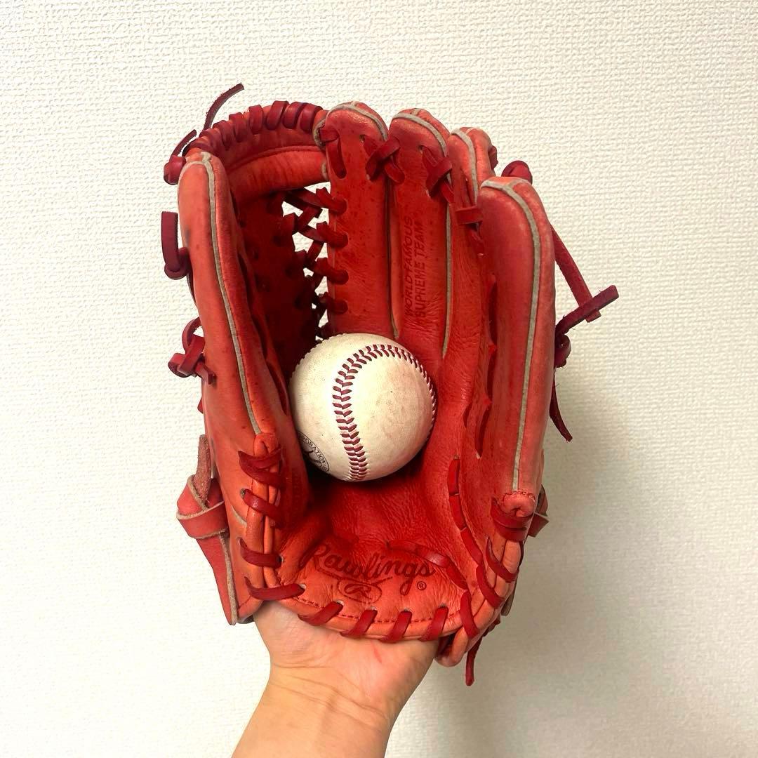 303 ローリングス Supreme コラボ 軟式 内野手用グローブ