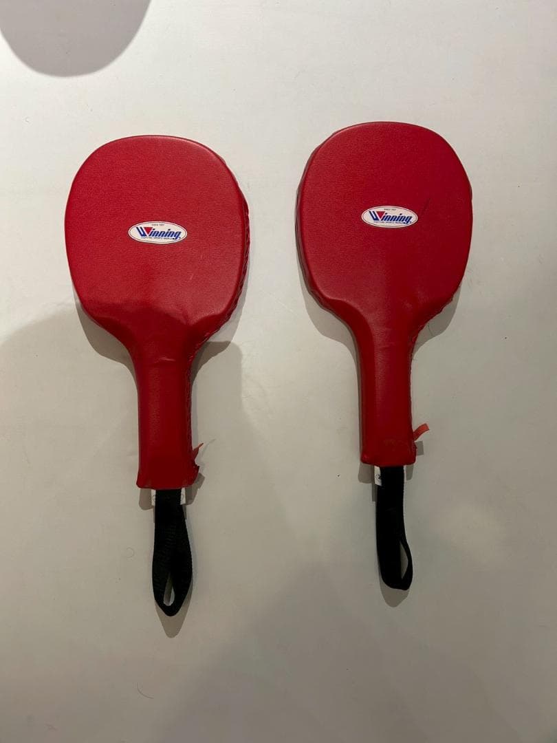 Winning パンチングミット 赤 2個セット