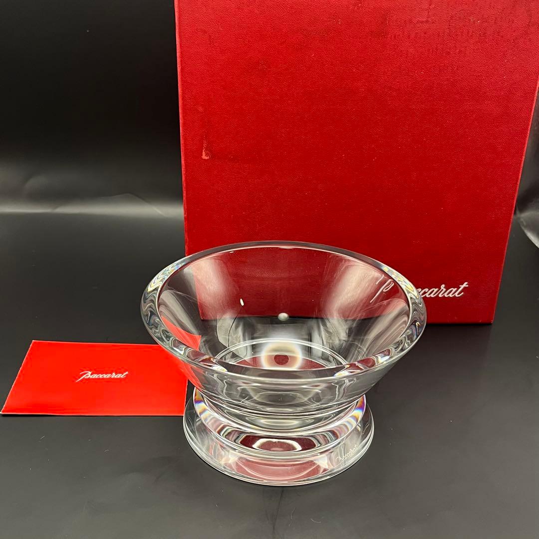 ✨希少　美品　Baccarat バカラ　フラワーベース 小物入れ　オブジェ　花瓶