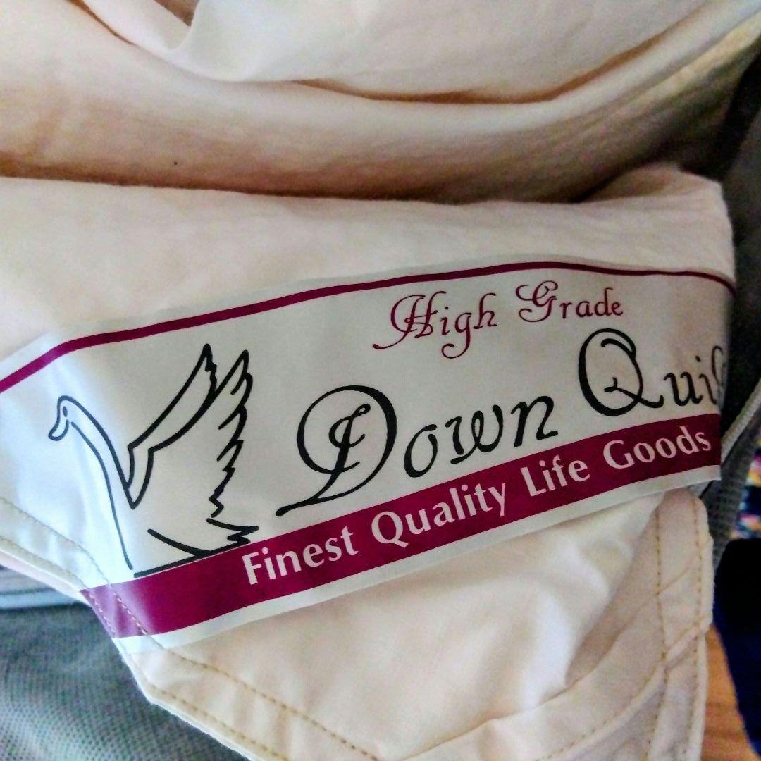 GFマーク ハイグレード 羽毛布団 190×210㌢ ハンガリーホワイトグース