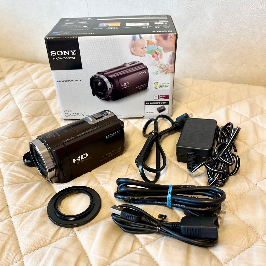 SONY HDR-CX430V　デジタルHDビデオカメラレコーダー　ハンディカム
