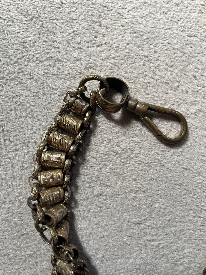 フリーメイソン　ソードチェーン テンプル騎士団ウォレットチェーン約60.5cm