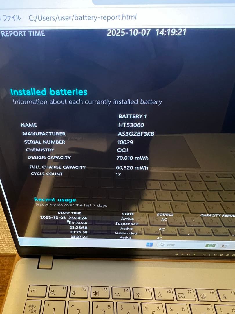 その他ノートPC本体 Vivobook S15 OLED S5507QA ELITE 32GB 1TB