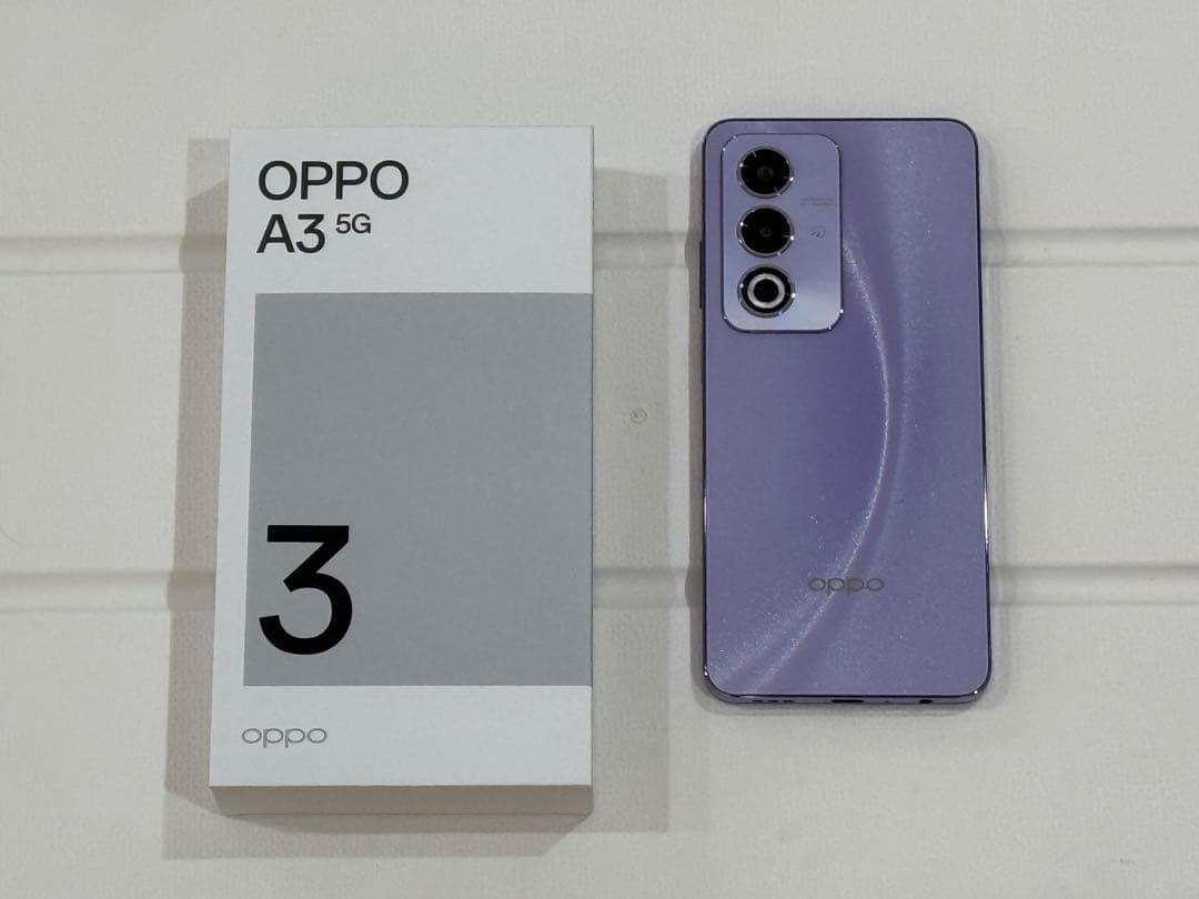 OPPO A3 5G パープル ワイモバイル版 SIMフリー