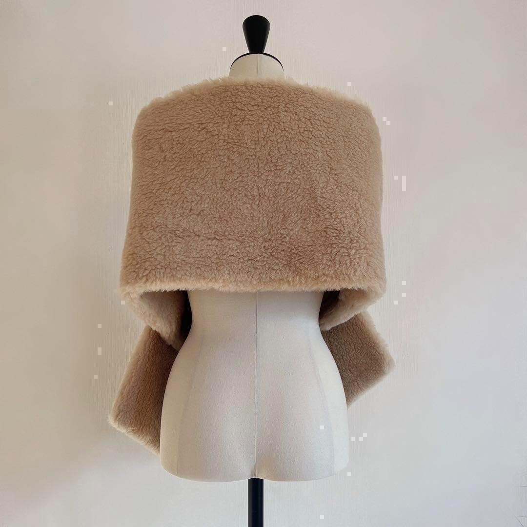 新品未使用 ベアストール アルパカ素材 テディストール MaxMaraお好きな方