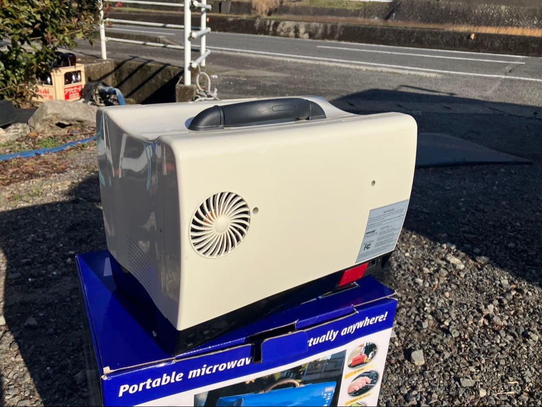 ジャンク品　部品取り修理できる方WAVE BOX ポータブル電子レンジ値下