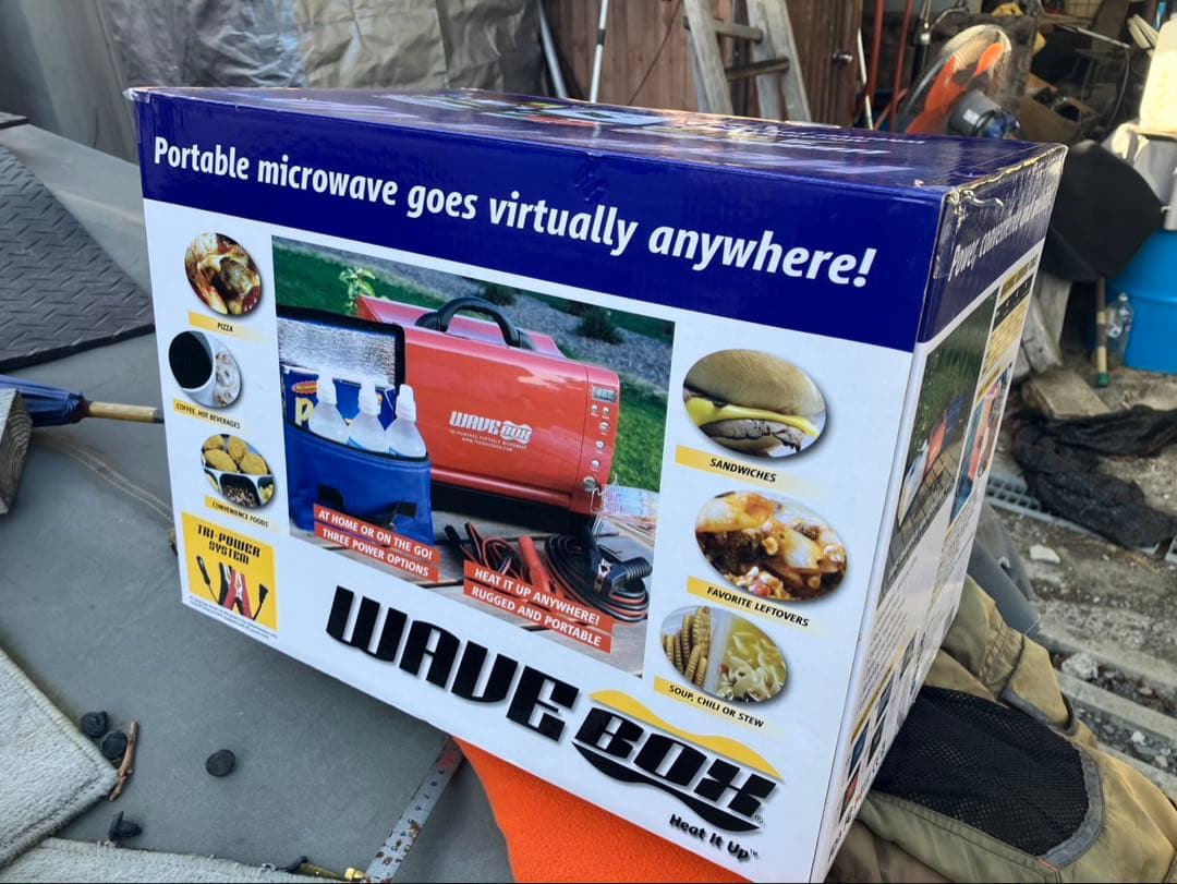 ジャンク品　部品取り修理できる方WAVE BOX ポータブル電子レンジ値下