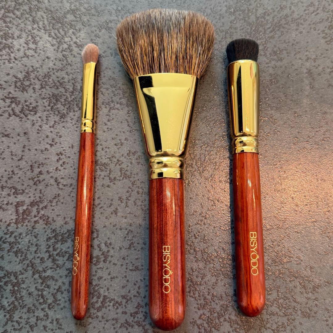 BISYODO メイクブラシ3本セット
