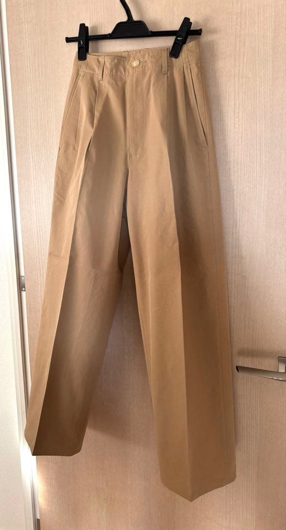 パンツ AURALEE EXCLUSIVE WASHED FINX CHINO WIDE