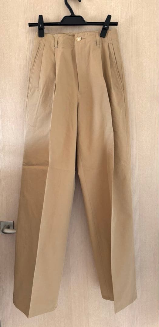 パンツ AURALEE EXCLUSIVE WASHED FINX CHINO WIDE