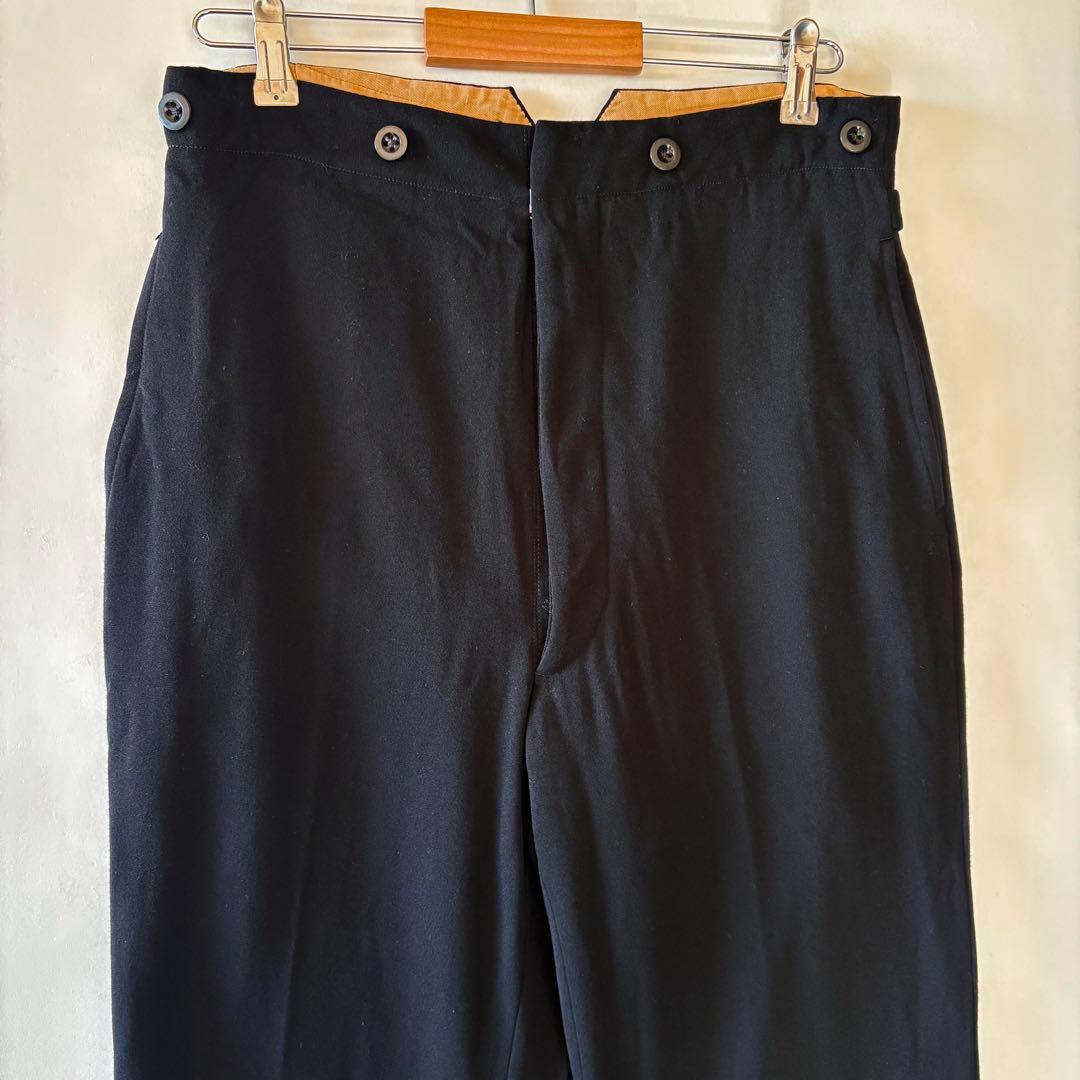 60s ヴィンテージ ユーロ ウールパンツ ビンテージ 古着 サスペンダー