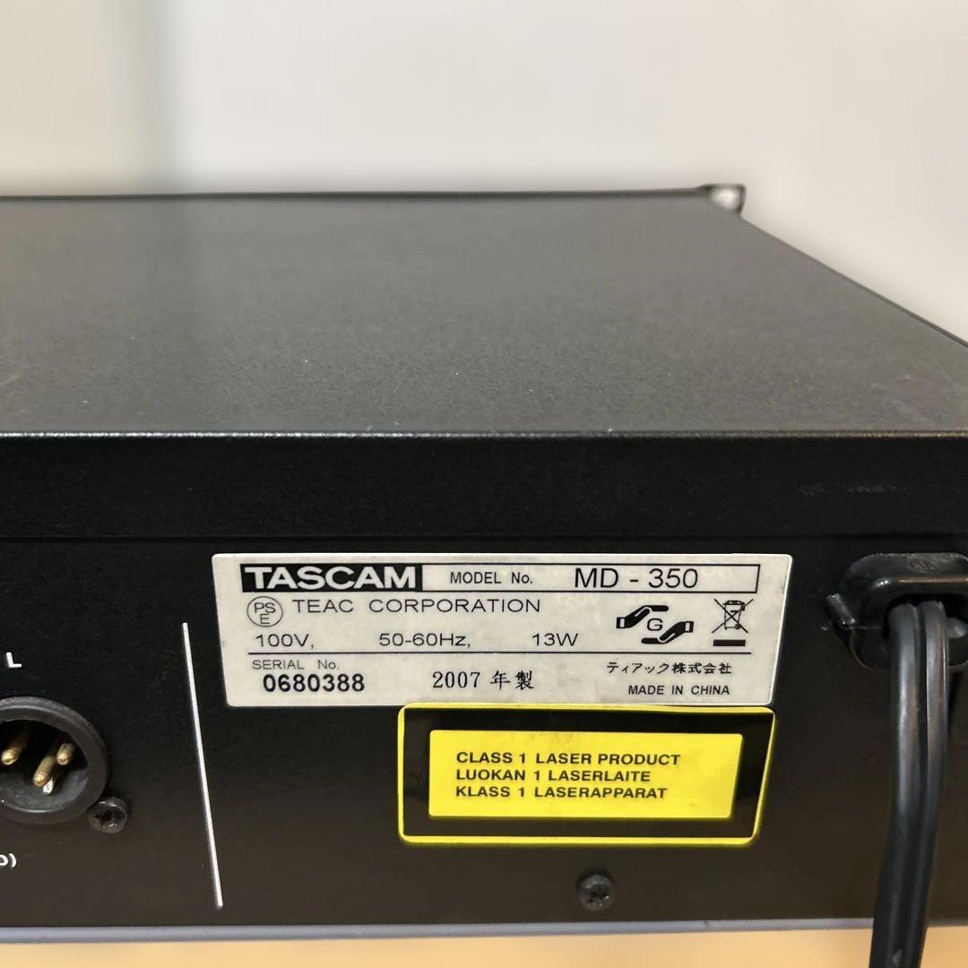 TASCAM MD-350 MDレコーダー