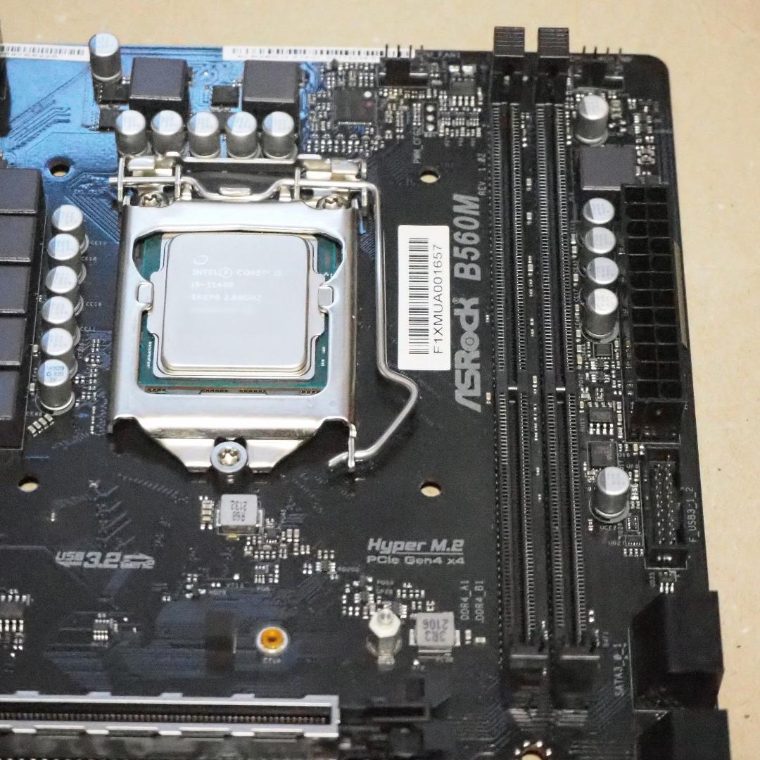 Intel Core i5-11400+ASRock B560M【動作確認済】